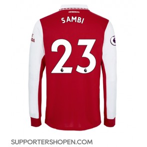 Arsenal Albert Sambi Lokonga #23 Hemma Matchtröja 2022-23 Långärmad